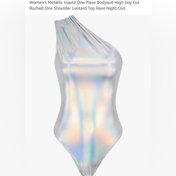 Tops - Metallic Bodysuit